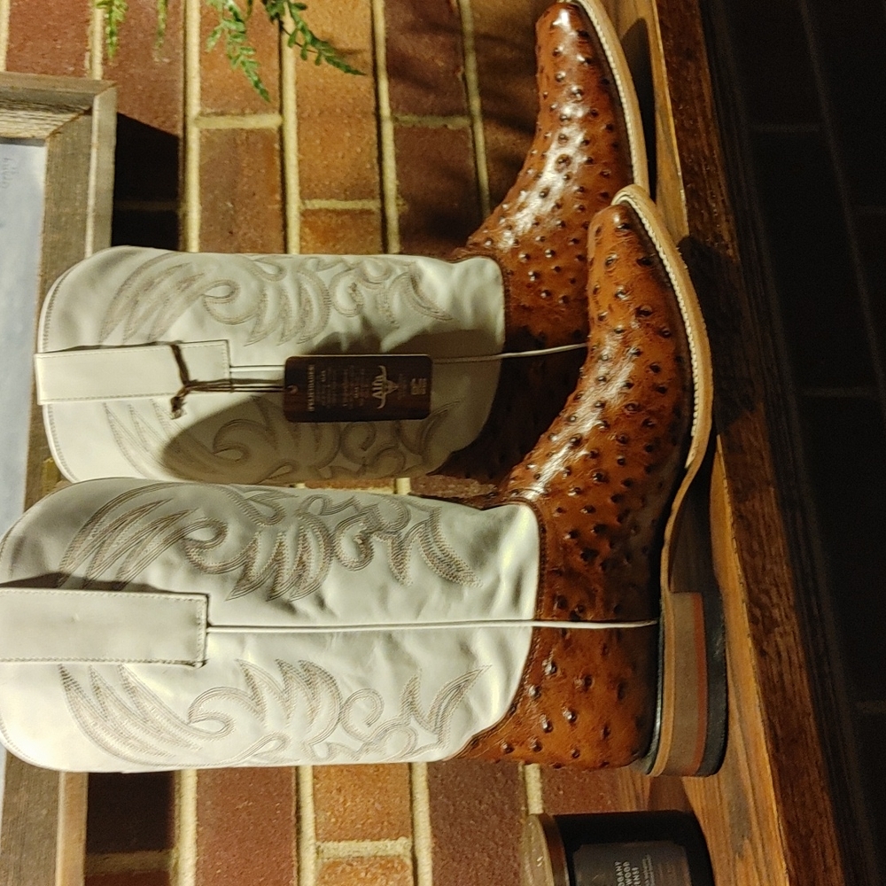 Ostrich Boots 11.5 NIB - Picture 8 of 8